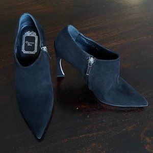 Christian Dior Suede Booties